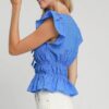 Cloister Collection | Seersucker Checked Top - Image 4