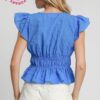 Cloister Collection | Seersucker Checked Top - Image 5