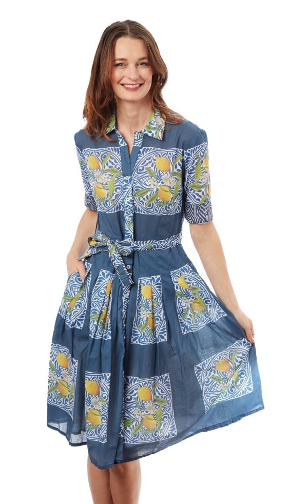 Mrs Maisel Lemons Navy Dress - Image 6